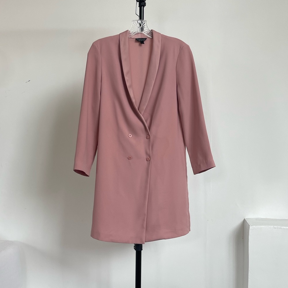 Dusty rose blazer dress size 4